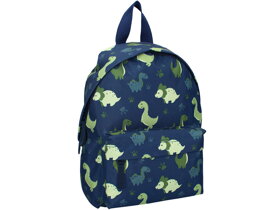 Modrý ruksak pre deti s dinosaurami