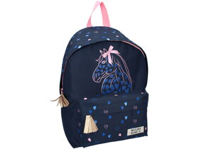 Modrý ruksak Milky Kiss s koníkom