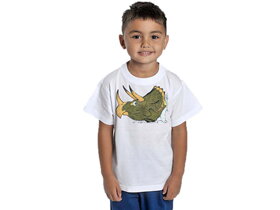Tričko pre deti Triceratops - veľkosť 134
