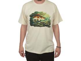 Rybárske tričko so šťukou - veľkosť L