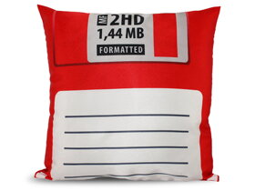 Obliečka na vankúš Floppy Disk červený