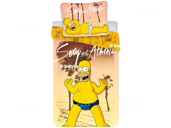 Posteľné obliečky Homer Simpson