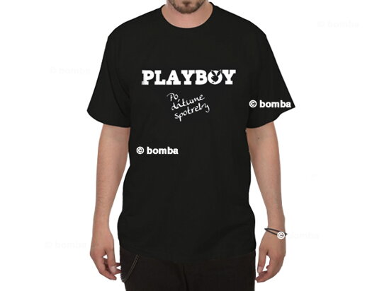 Tričko Playboy po dátume spotreby - XXL