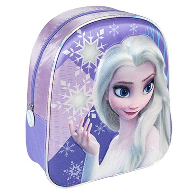 Blikajúci 3D ruksak Elsa