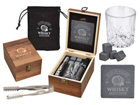 Malý whisky set v drevenej krabičke