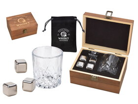 Malý whisky set v luxusnej drevenej krabičke II