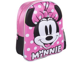 Dievčenský 3D ruksak s bodkami Minnie Mouse