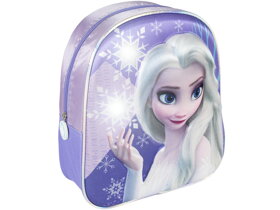 Detský 3D blikajúci ruksak Frozen II Elsa