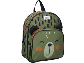 Zelený detský ruksak Medvedík