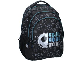 Čierny veľký ruksak Futbalová lopta