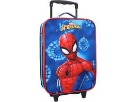 Detský modrý kufor Spiderman