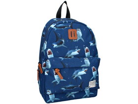 Modrý ruksak Skooter žraloky