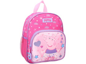 Ružový ruksak Peppa Pig s vreckami na fľašu
