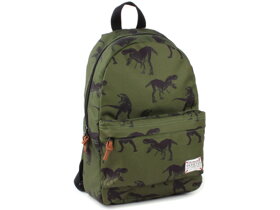 Zelený ruksak Skooter dinosaury