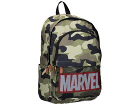 Retro ruksak Marvel s vojenským vzorom