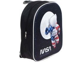 Čierny 3D ruksak NASA