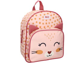 Ružový detský ruksak Mačička