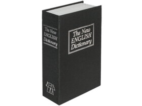 Malý čierny trezor v knihe - anglický slovník