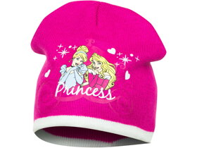 Cyklámenová čiapka pre dievčatá Princess - veľkosť 52