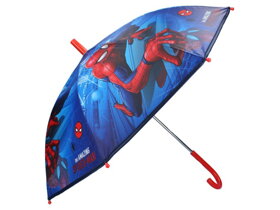 Modrý dáždnik Spiderman pre chlapcov
