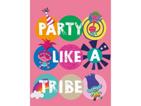 Ružová detská deka Trollovia