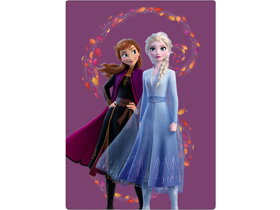 Detská deka Frozen II Anna a Elsa