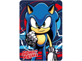 Modrá deka pre deti Ježko Sonic