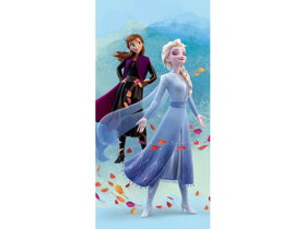 Plážová osuška Frozen II Anna a Elsa