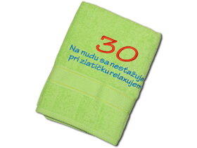 Osuška k 30-tke pre muža
