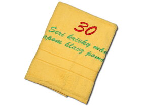 Osuška k 30-tke pre ženu