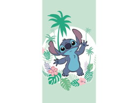 Zelená plážová osuška Lilo a Stitch