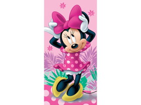 Dievčenská osuška Minnie Mouse s mašľou