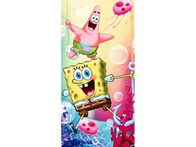 Detská plážová osuška SpongeBob a Patrik