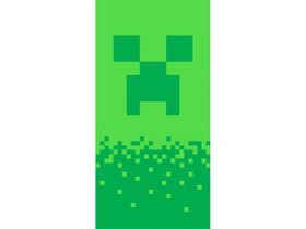 Zelená osuška Minecraft