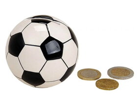 Malá keramická pokladnička futbalová lopta