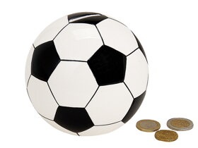 Keramická pokladnička futbalová lopta