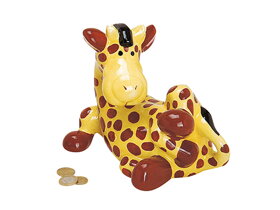 Keramická pokladnička Žirafa I