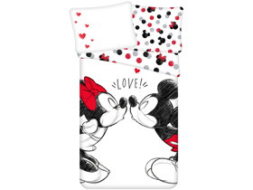 Posteľné obliečky Minnie a Mickey Love