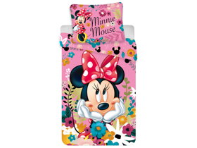 Posteľné obliečky Minnie Mouse Flowers