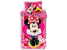 Posteľné obliečky Minnie Mouse Hearts