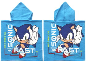 Detské pončo Ježko Sonic