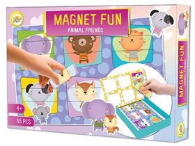 Magnetické puzzle pre deti Zvieratká - 65 dielikov