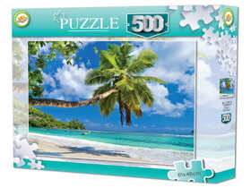 Puzzle Pláž s palmou - 500 dielikov