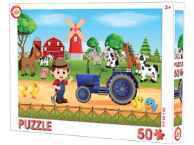 Puzzle pre deti Farma - 50 dielikov