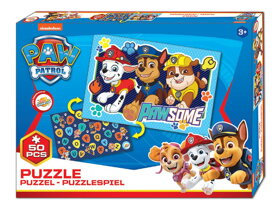 Puzzle Paw Patrol - Marshall, Chase a Rubble - 50 dielikov