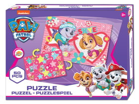 Puzzle Paw Patrol - Skye a Everest - 50 dielikov