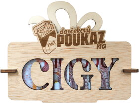 Darčekový poukaz na cigy