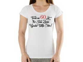 Narodeninové tričko k 60 pre ženu CZ -  veľkosť M