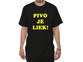 Tričko Pivo je liek - veľkosť XXL