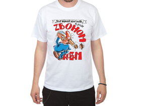 Žartovné tričko Zbohom rozum - veľkosť XL